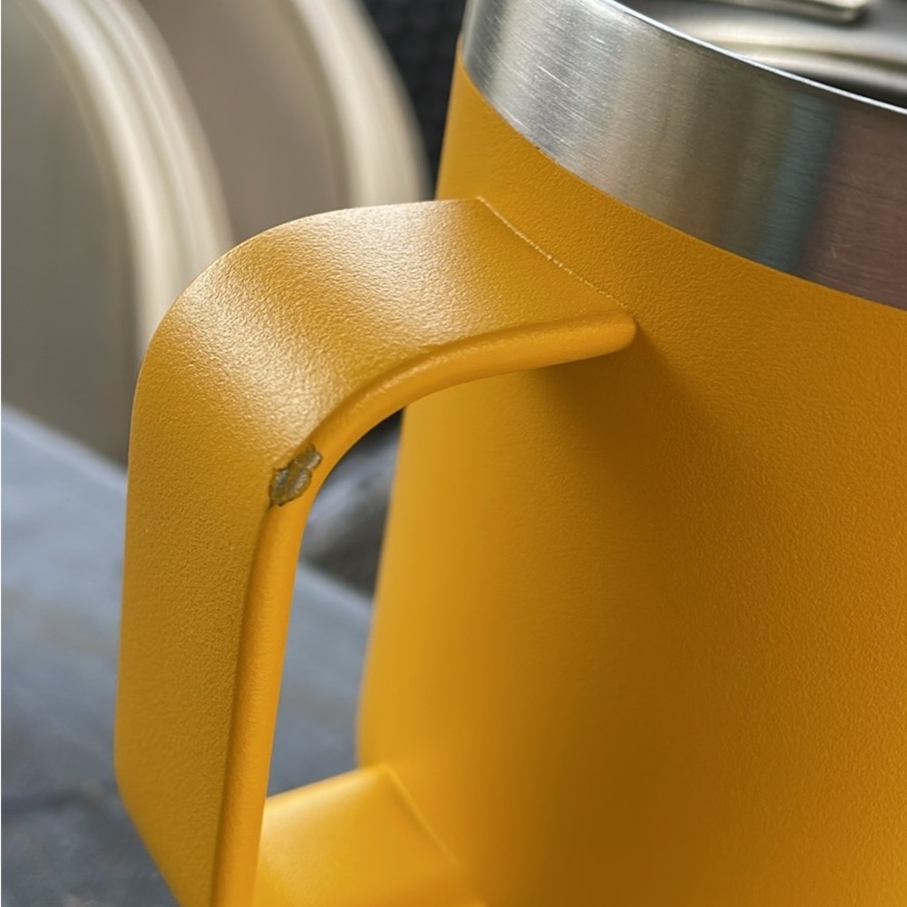 YETI Yellow Travel Mug - Picture 4 of 5